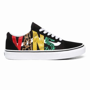 Damske Tenisky Vans Multi Animal Old Skool Viacfarebný/Čierne VA24NGBMO